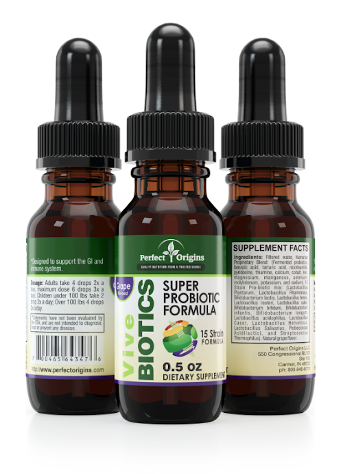 Vive Biotics supplement for gut health and digestion